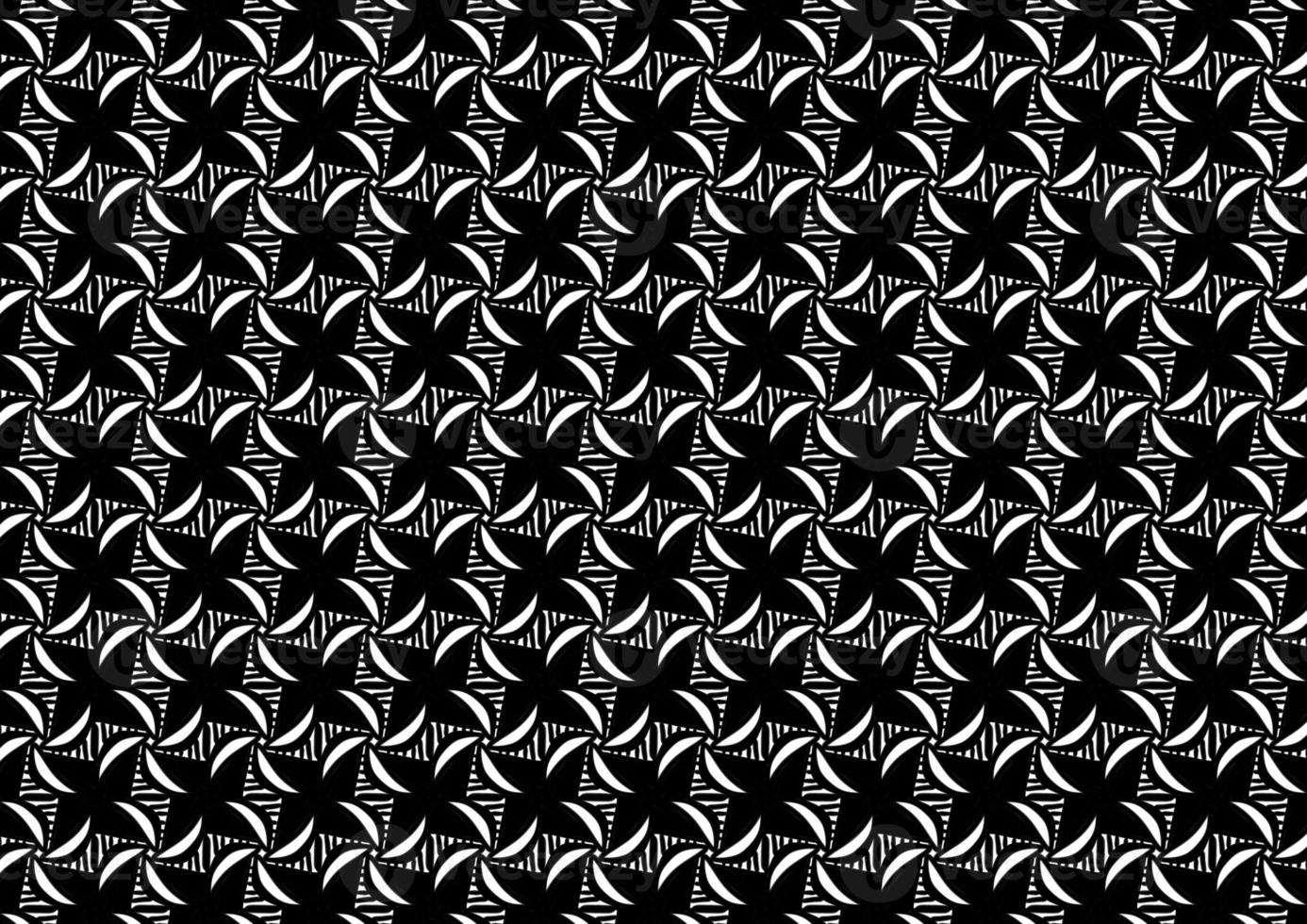 Black and white floral pattern for coloring, background, fabric pattern. photo