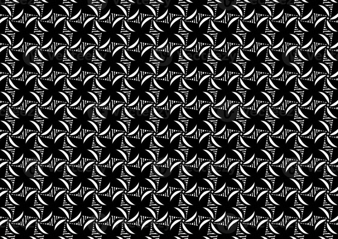 Black and white floral pattern for coloring, background, fabric pattern. photo