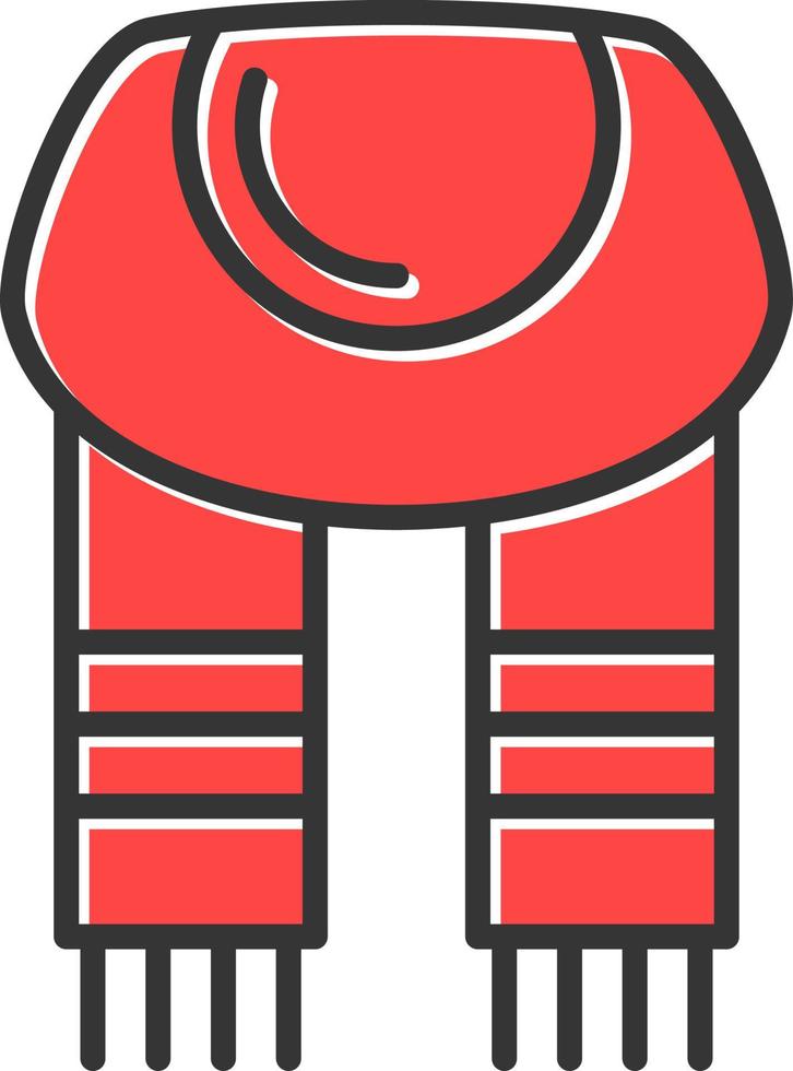 Scarf Creative Icon Design vector