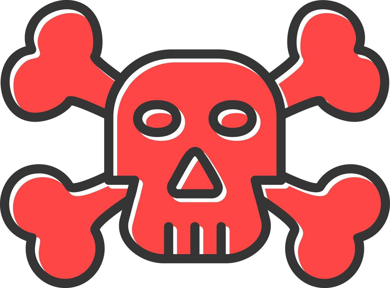 diseño de icono creativo muerto vector