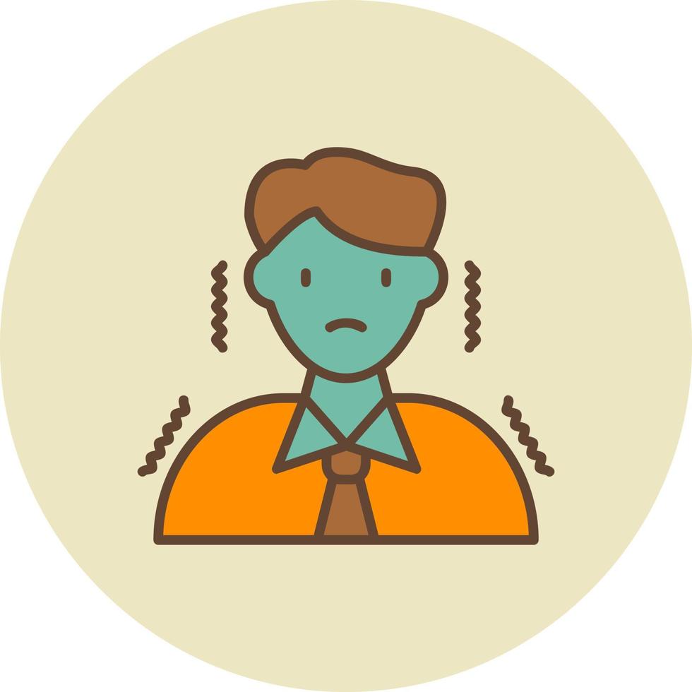 Nervous Creative Icon Design vector