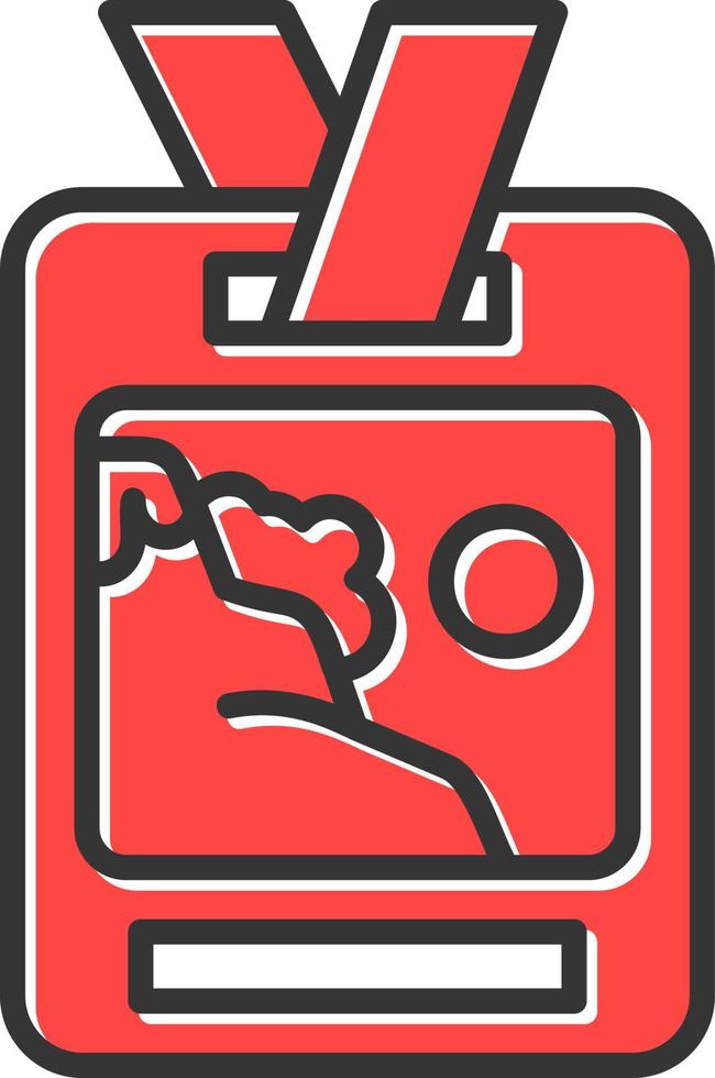 Ski Pass Creative Icon Design vector