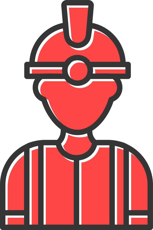Worker Creative Icon Design vector