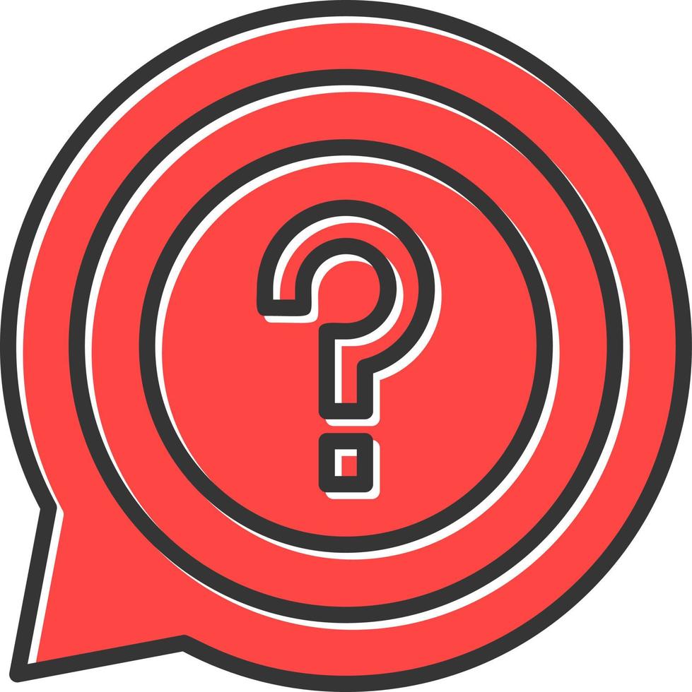 Question Creative Icon Design vector