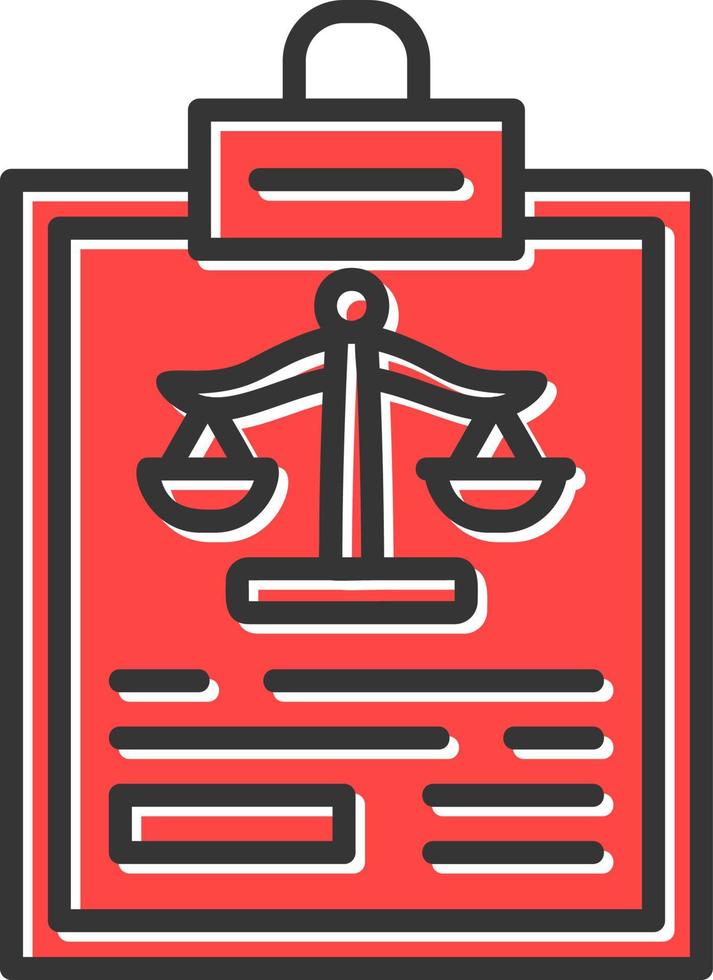 Lawsuit Creative Icon Design vector