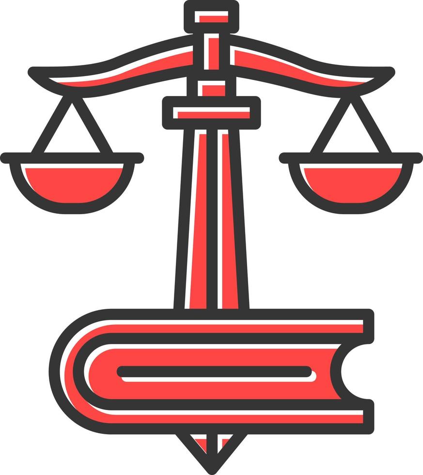 Law Creative Icon Design vector