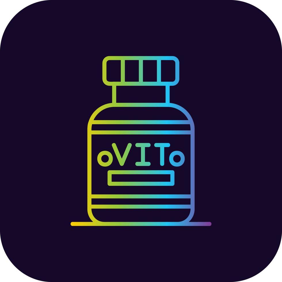 Vitamins Creative Icon Design vector