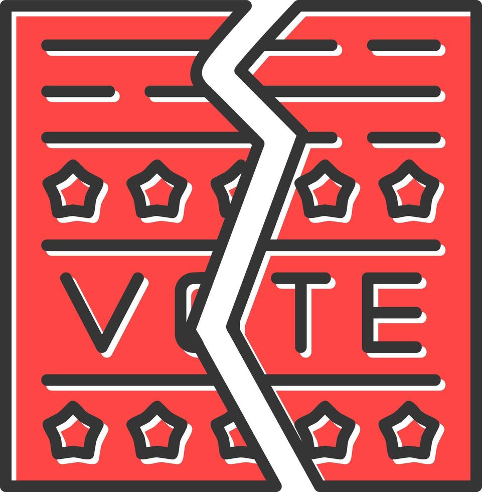 Ballot Creative Icon Design vector