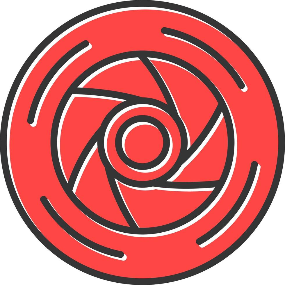 Diaphragm Creative Icon Design vector