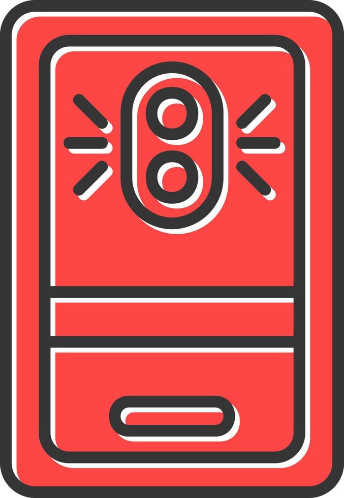 Phone Camera Creative Icon Design vector