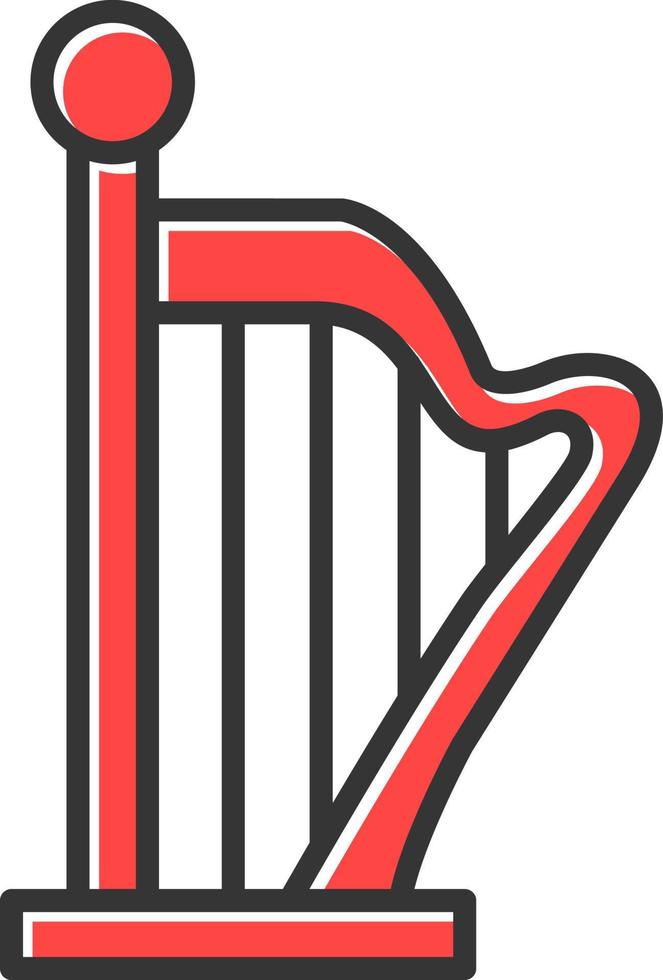 Harp Creative Icon Design vector