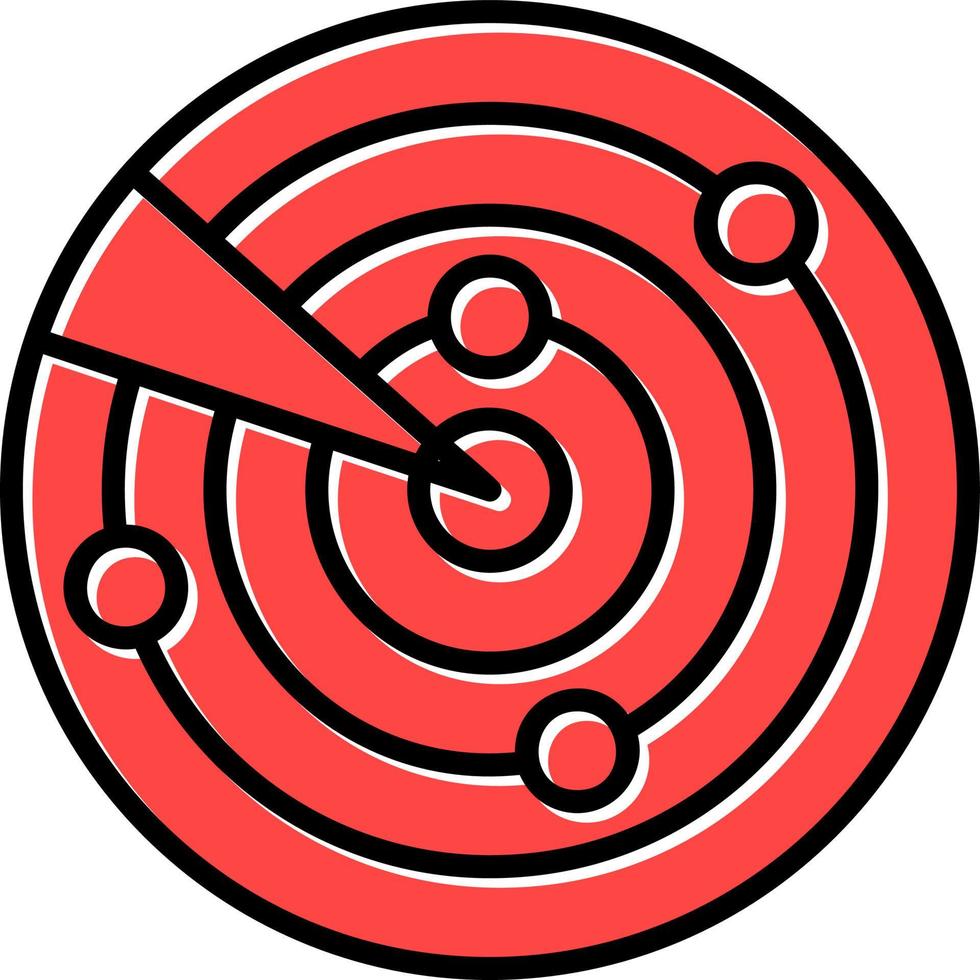 Radar Creative Icon Design vector