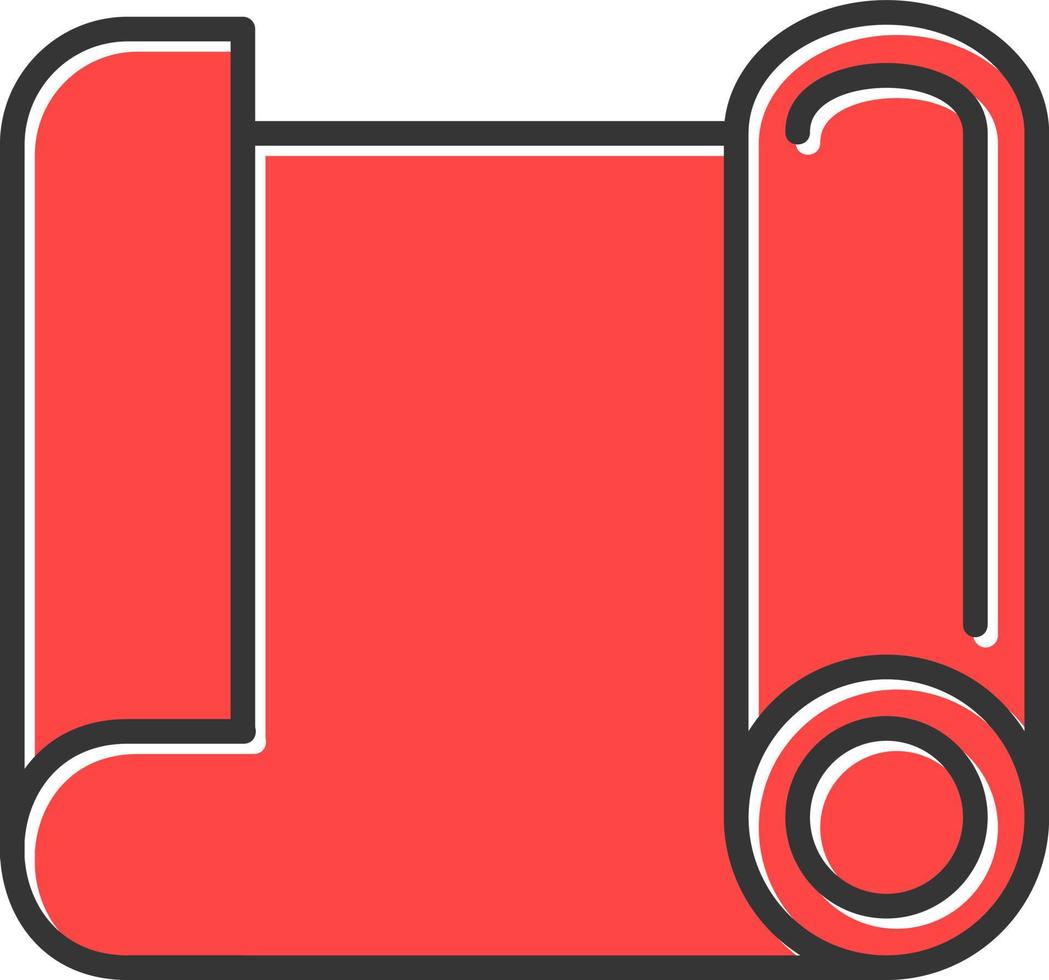 Paper Roll Creative Icon Design vector