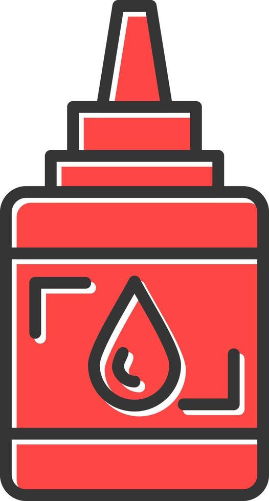 Glue Creative Icon Design vector