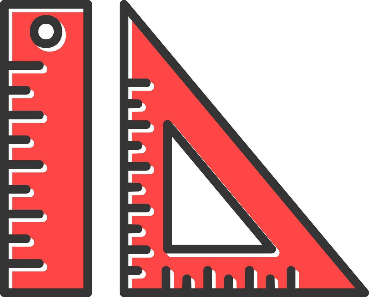 Rulers Creative Icon Design vector