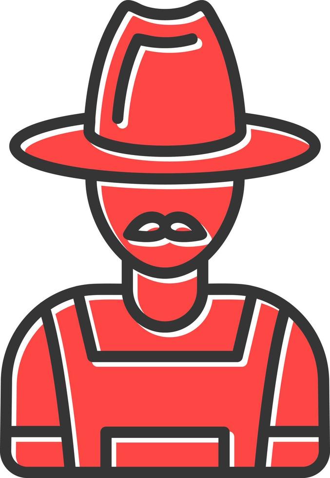 Farmer Creative Icon Design vector