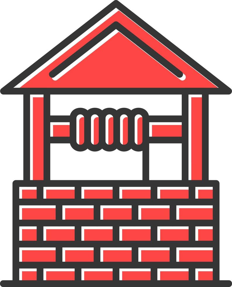 Water Well Creative Icon Design vector