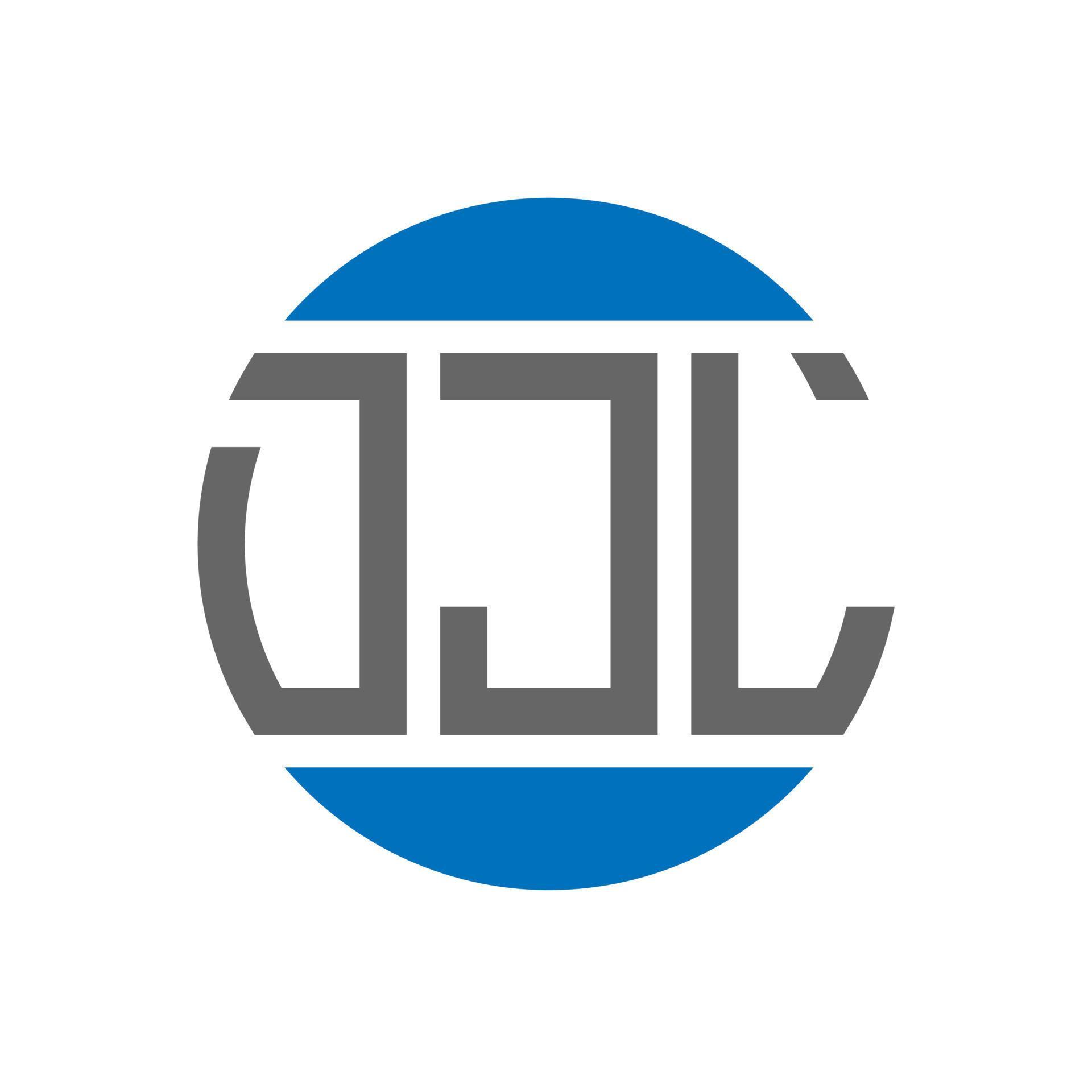DJL letter logo design on white background. DJL creative initials ...