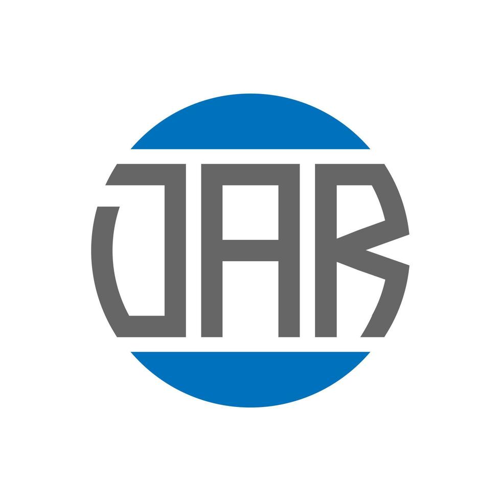 DAR letter logo design on white background. DAR creative initials circle logo concept. DAR letter design. vector