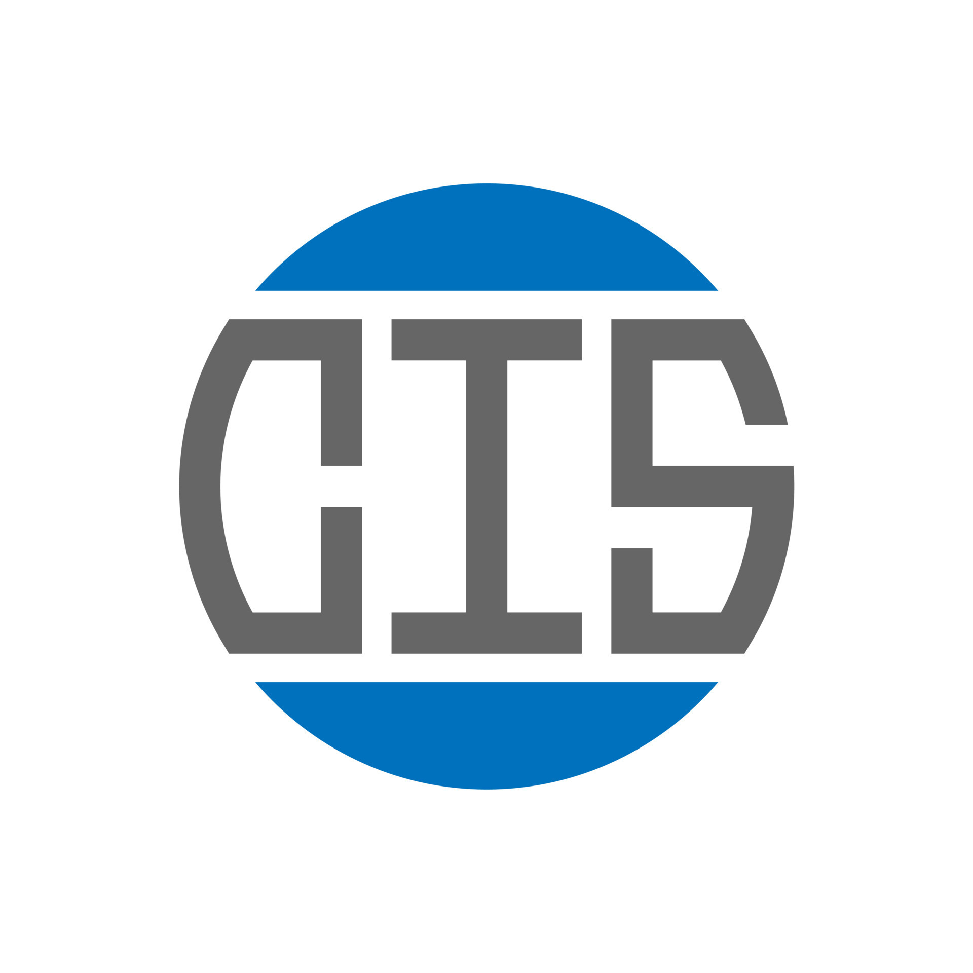 diseño de logotipo de letra cis sobre fondo blanco. concepto de
