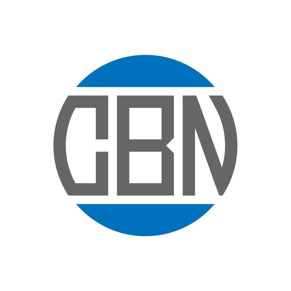 CBN letter logo design on white background. CBN creative initials