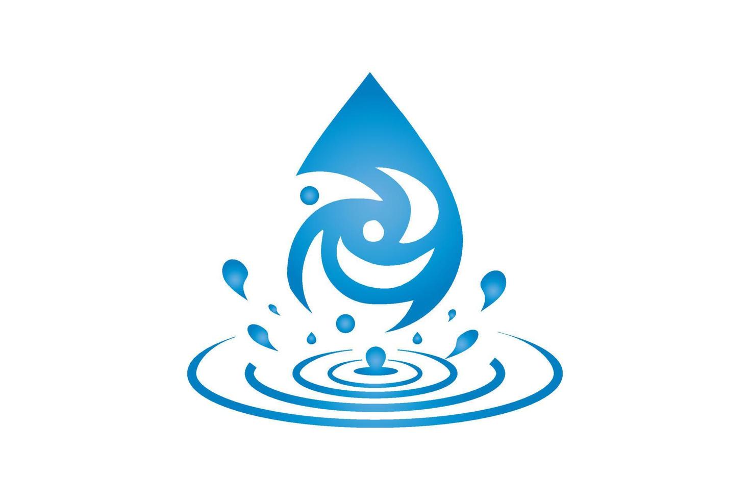 water drop icon for app or website vector