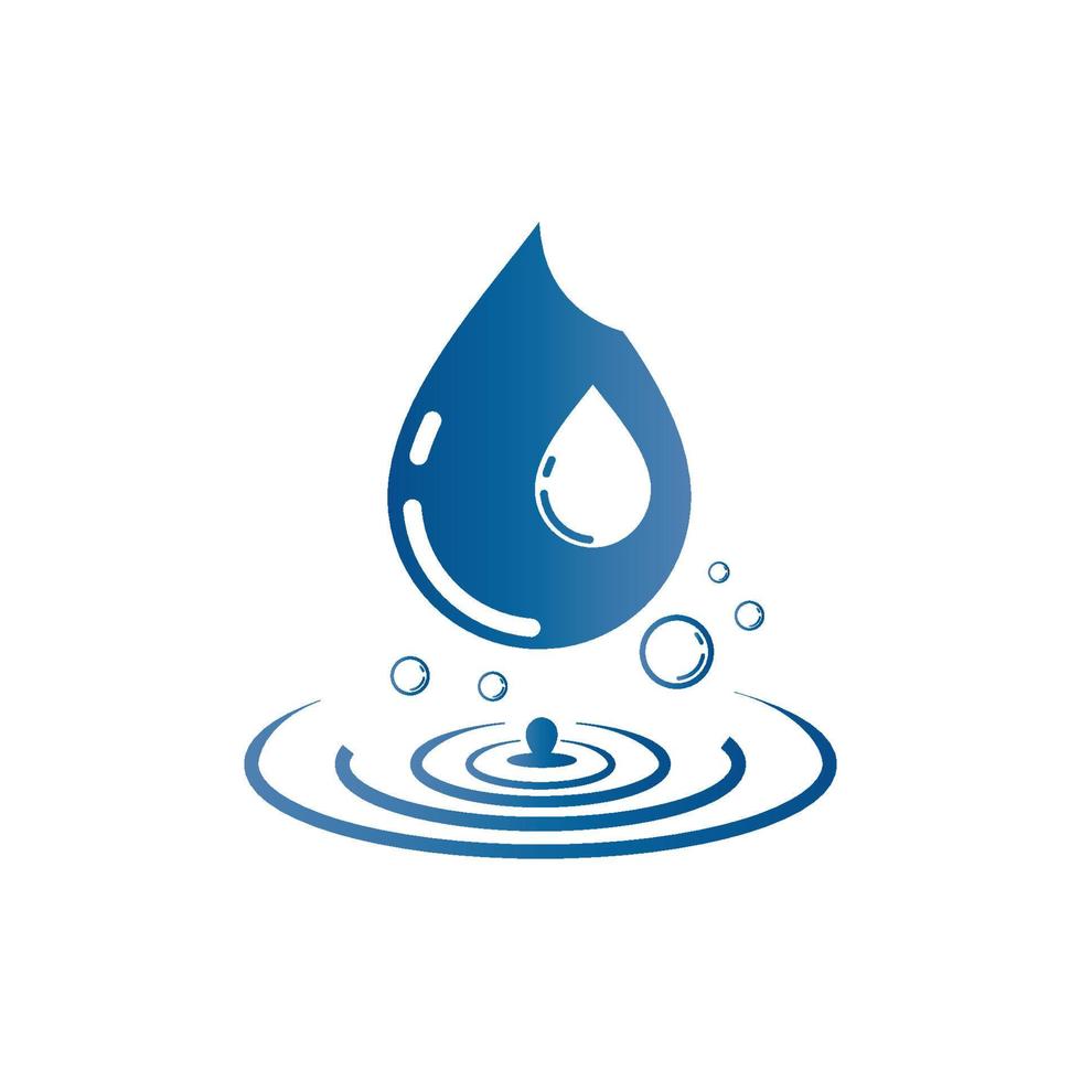 water drop icon for app or website vector