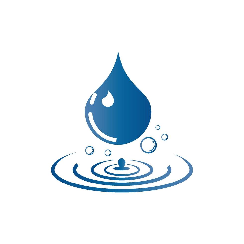 icono de gota de agua para aplicación o sitio web vector