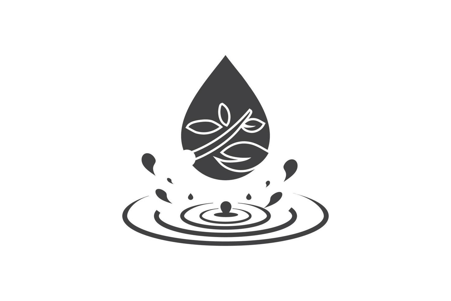 icono de gota de agua para aplicación o sitio web vector