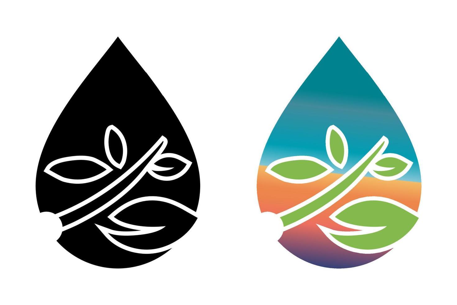 natural water icon. water drop sign. vector illustration elements