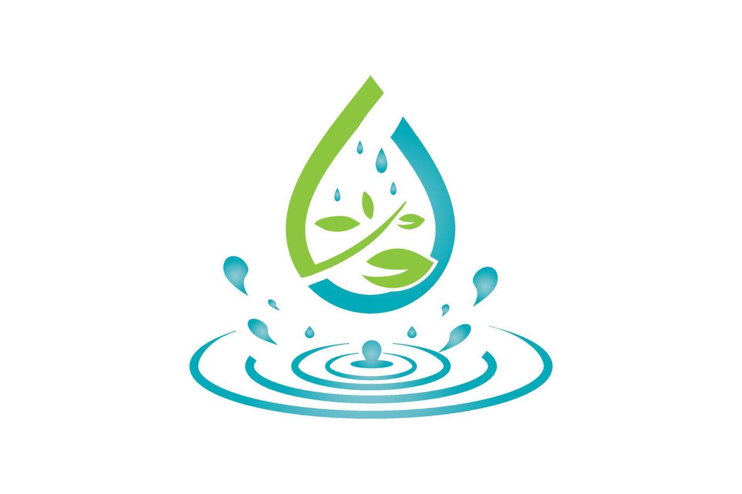 icono de agua natural. señal de gota de agua. elementos de ilustración vectorial vector