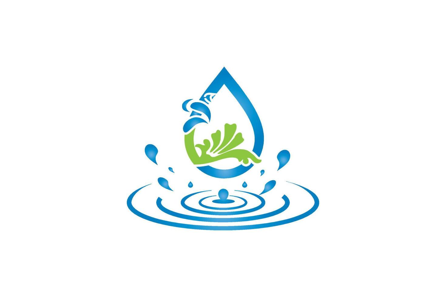 icono de agua natural. señal de gota de agua. elementos de ilustración vectorial vector