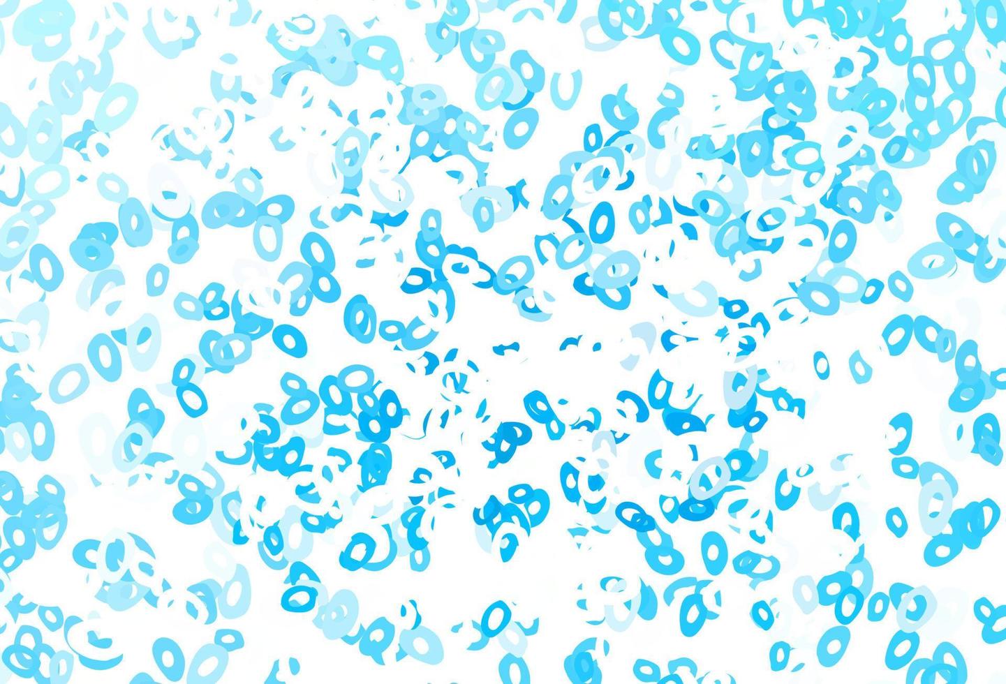 Light Blue, Red vector pattern with spheres.