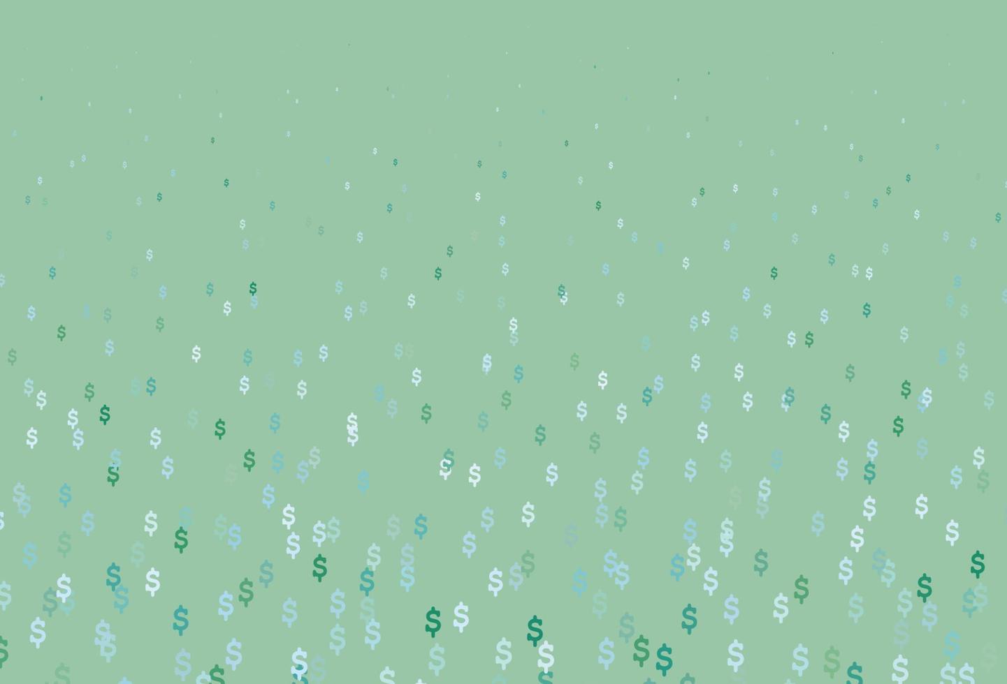 Light Blue, Green vector layout with banking symbols.