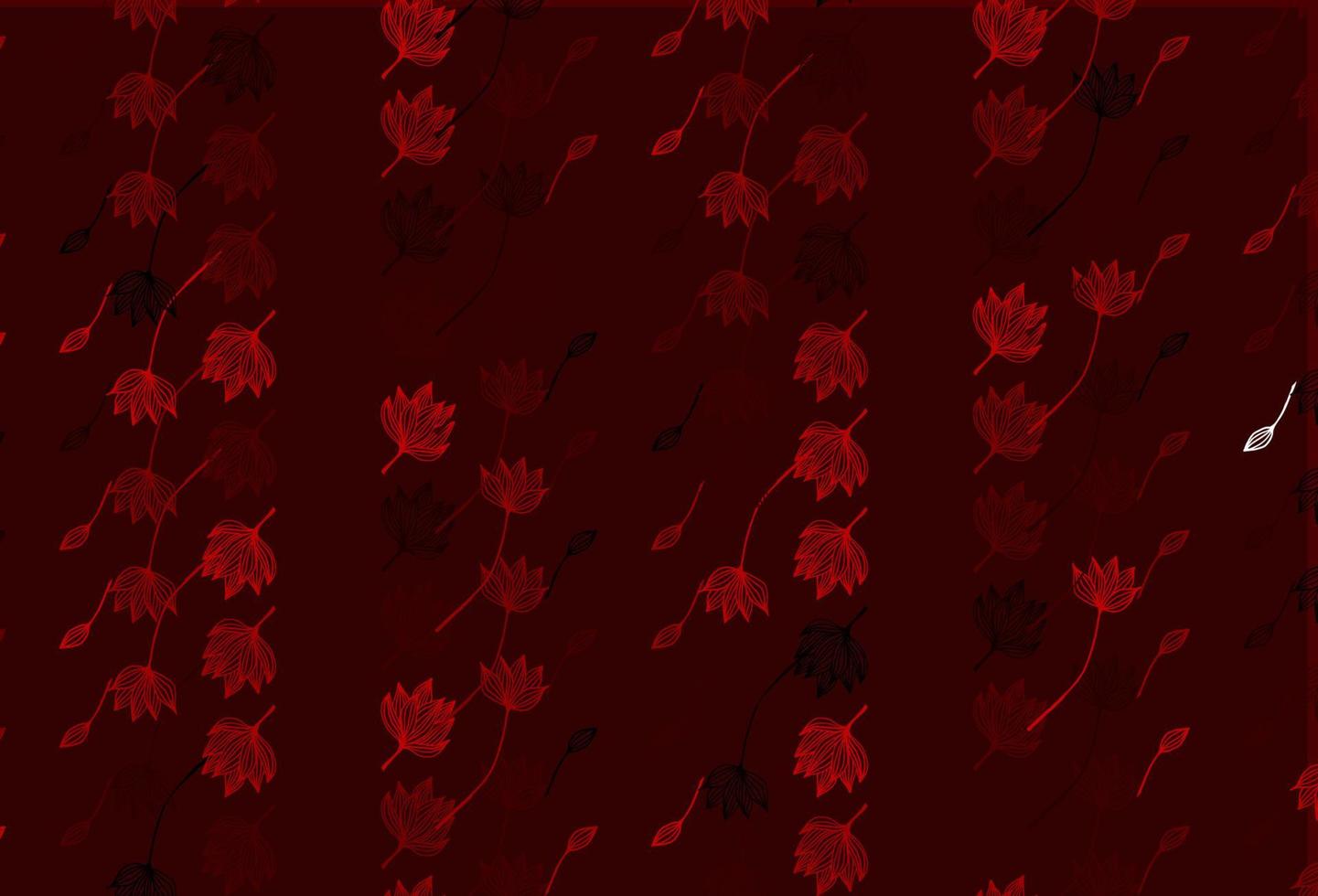 Light Red vector hand painted template.