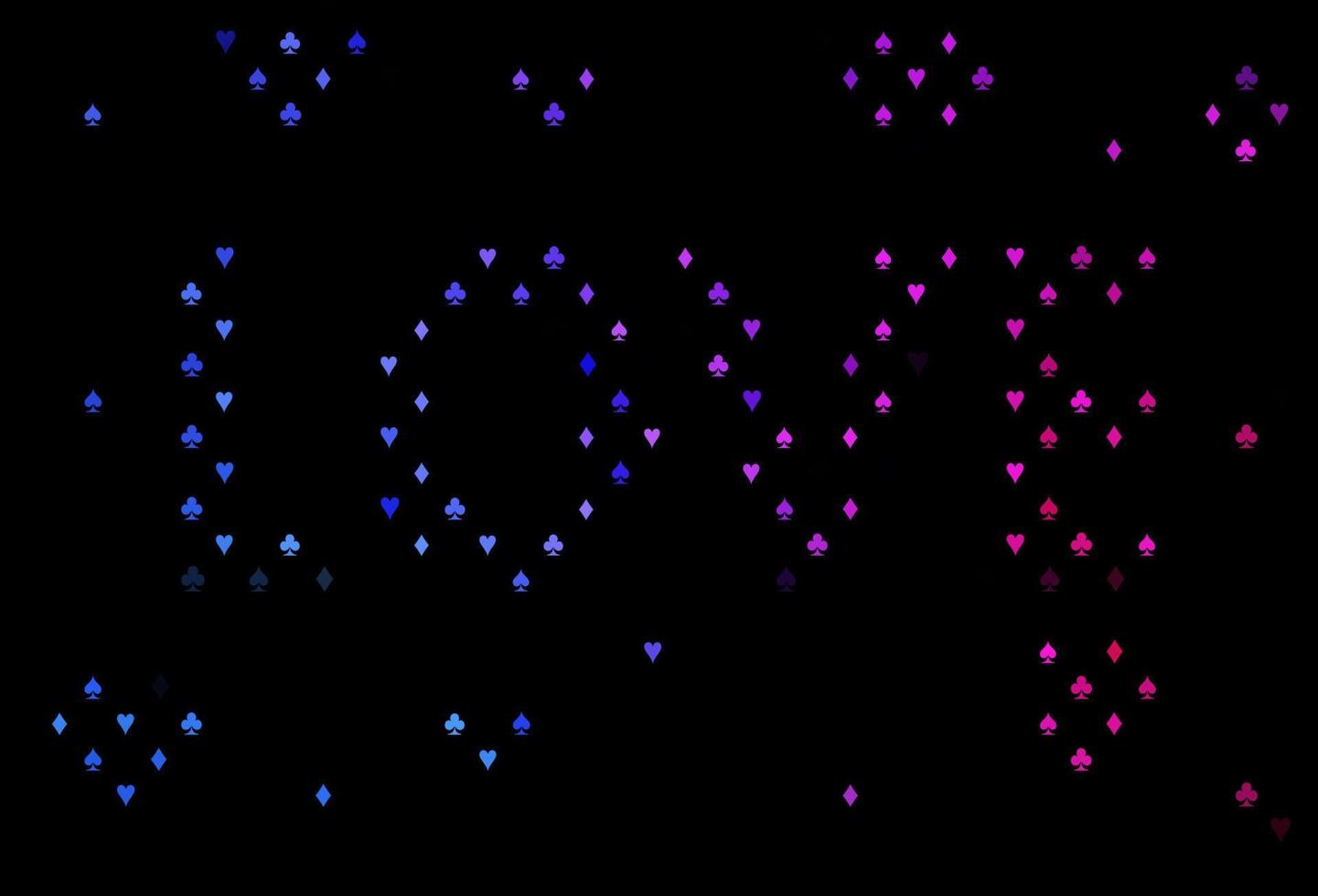 Dark blue, red vector layout with elements of cards.