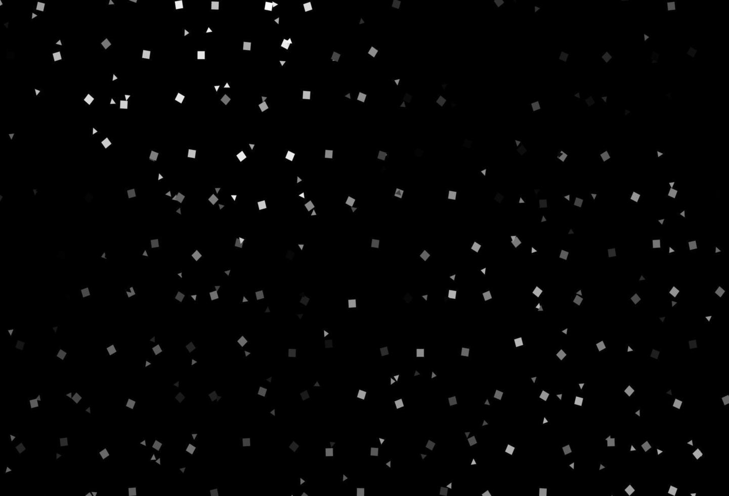 Dark Silver, Gray vector template with crystals, circles, squares.
