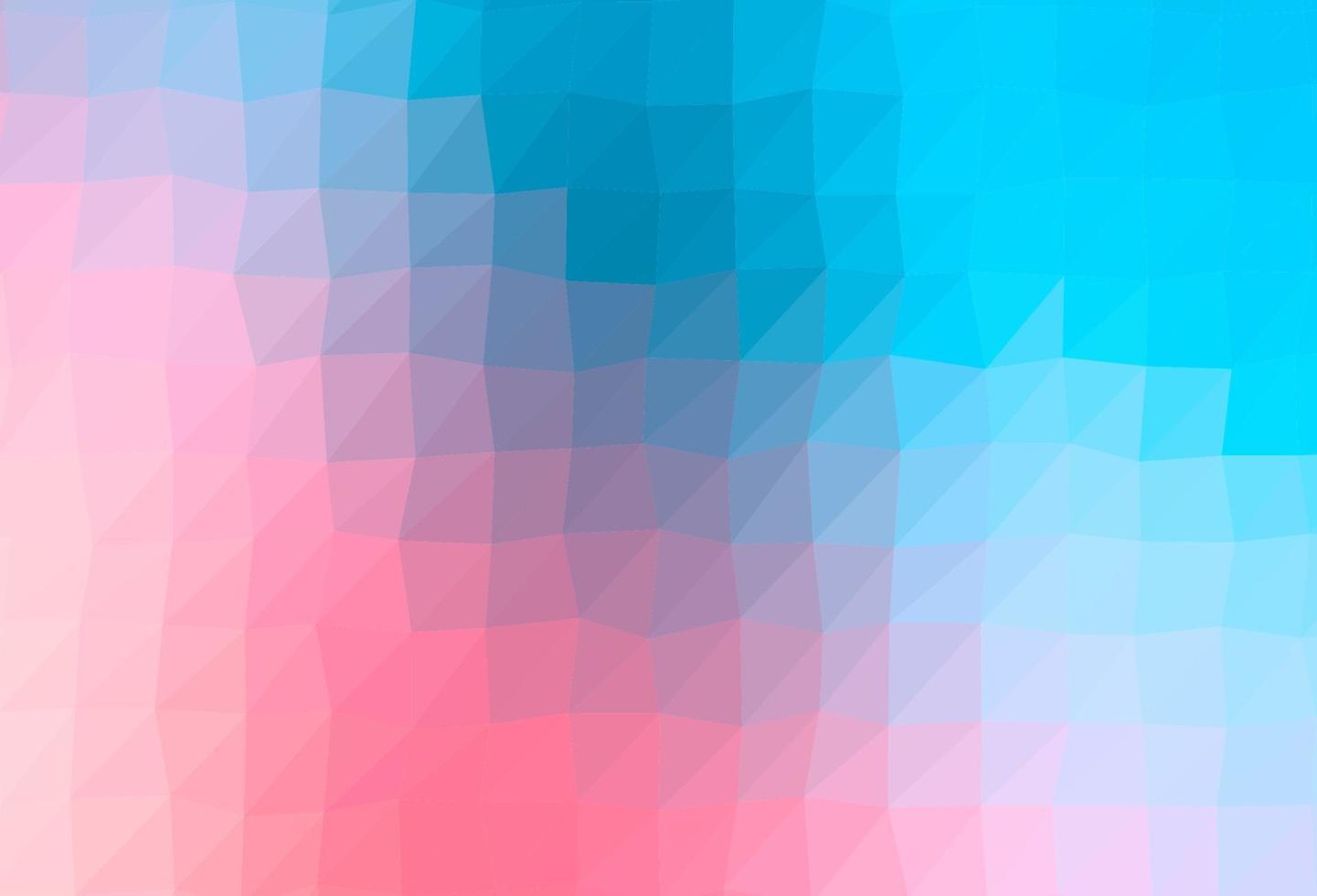 Light Blue, Red vector triangle mosaic texture.