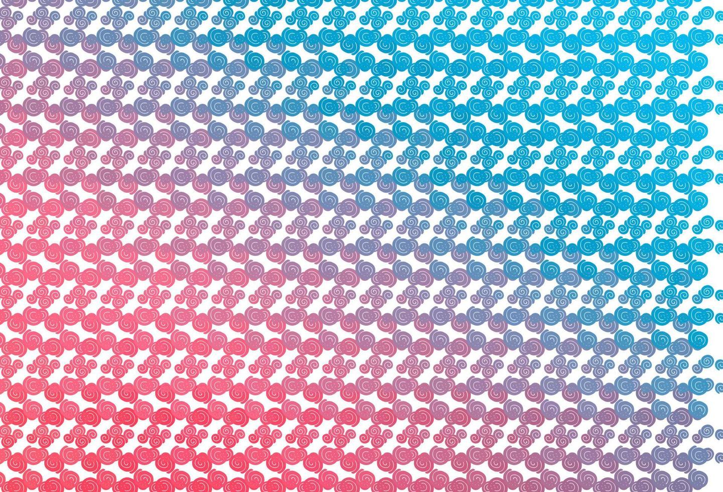 Light Blue, Red vector background with lamp shapes.