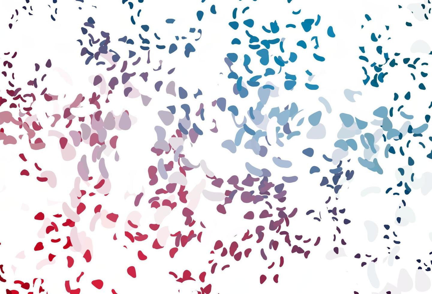 Light Blue, Red vector template with memphis shapes.