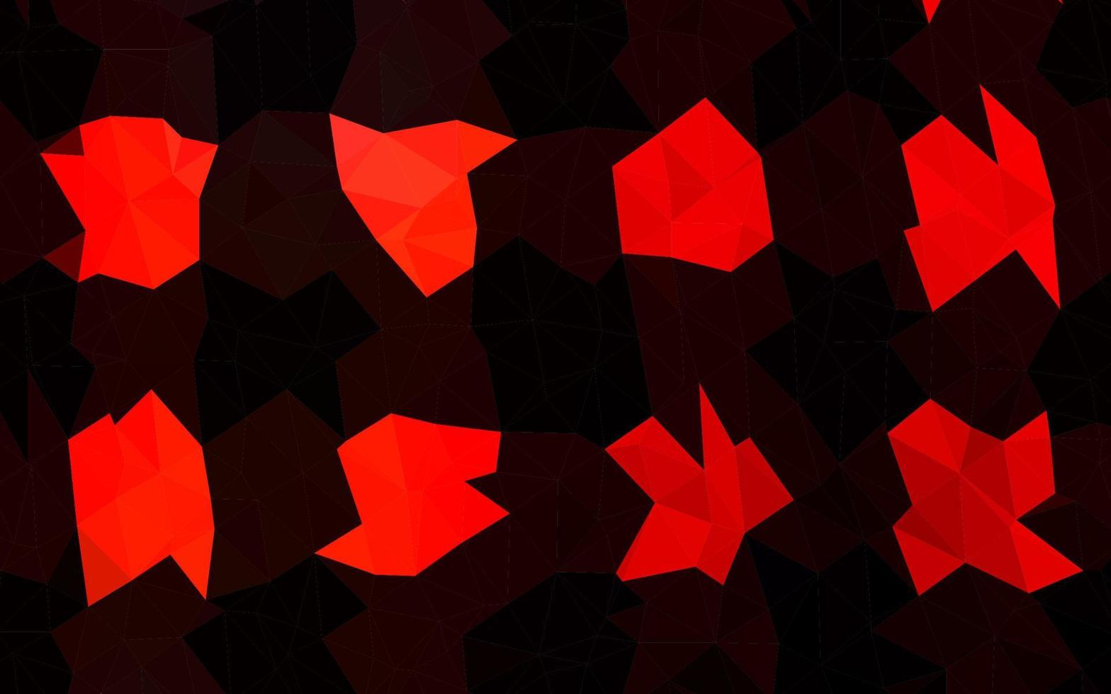 Light Red vector abstract mosaic background.