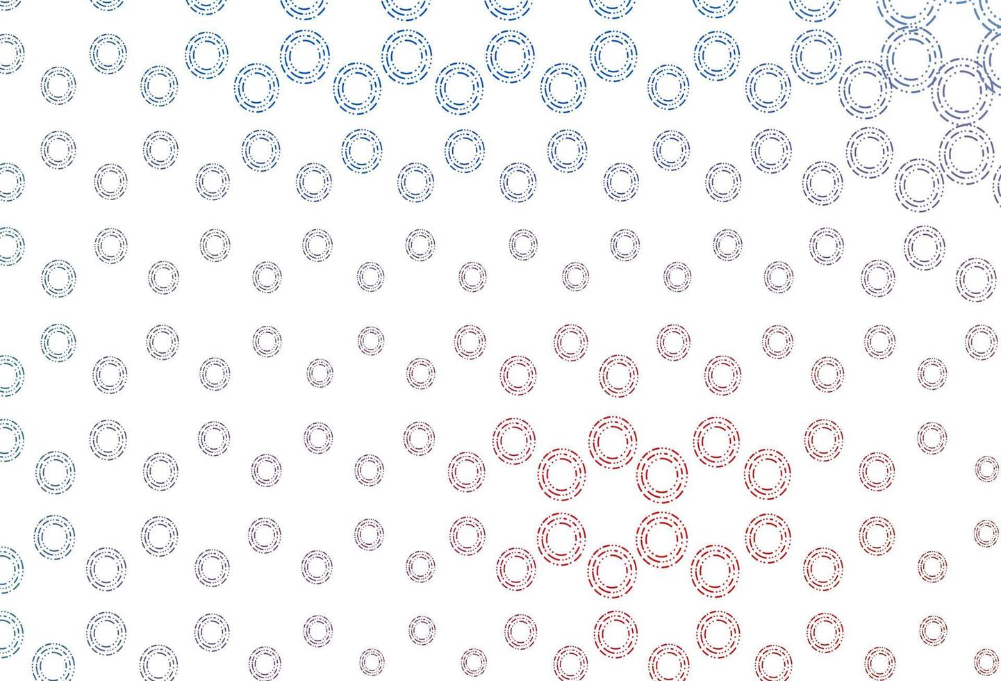 Light blue, red vector template with circles.