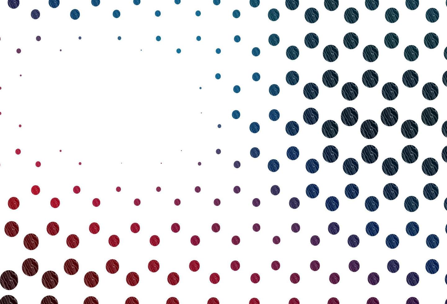 Light blue, red vector pattern with spheres.
