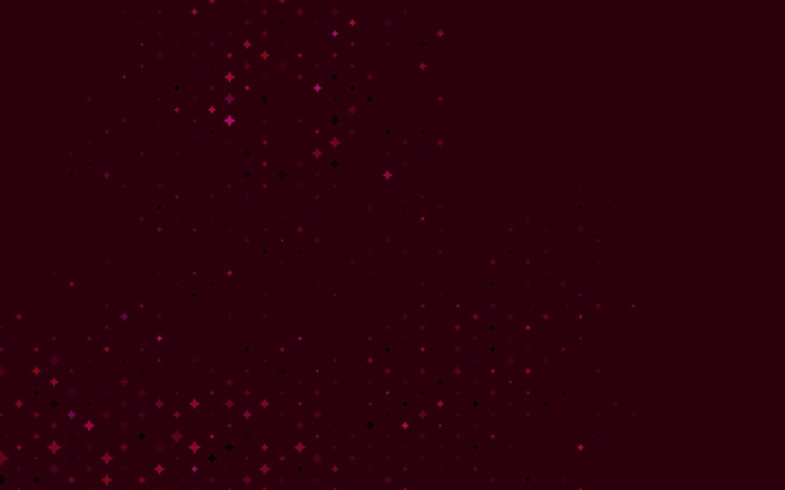 Light Purple vector template with sky stars.