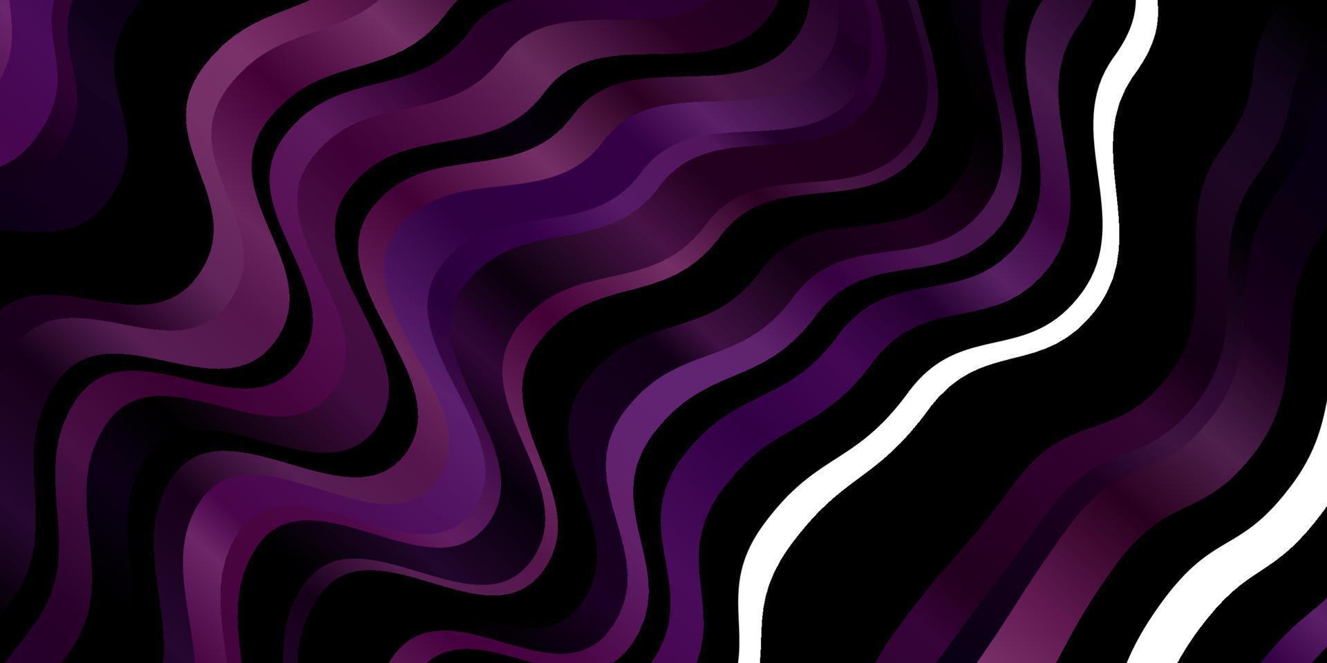 Dark Purple vector layout with curves.