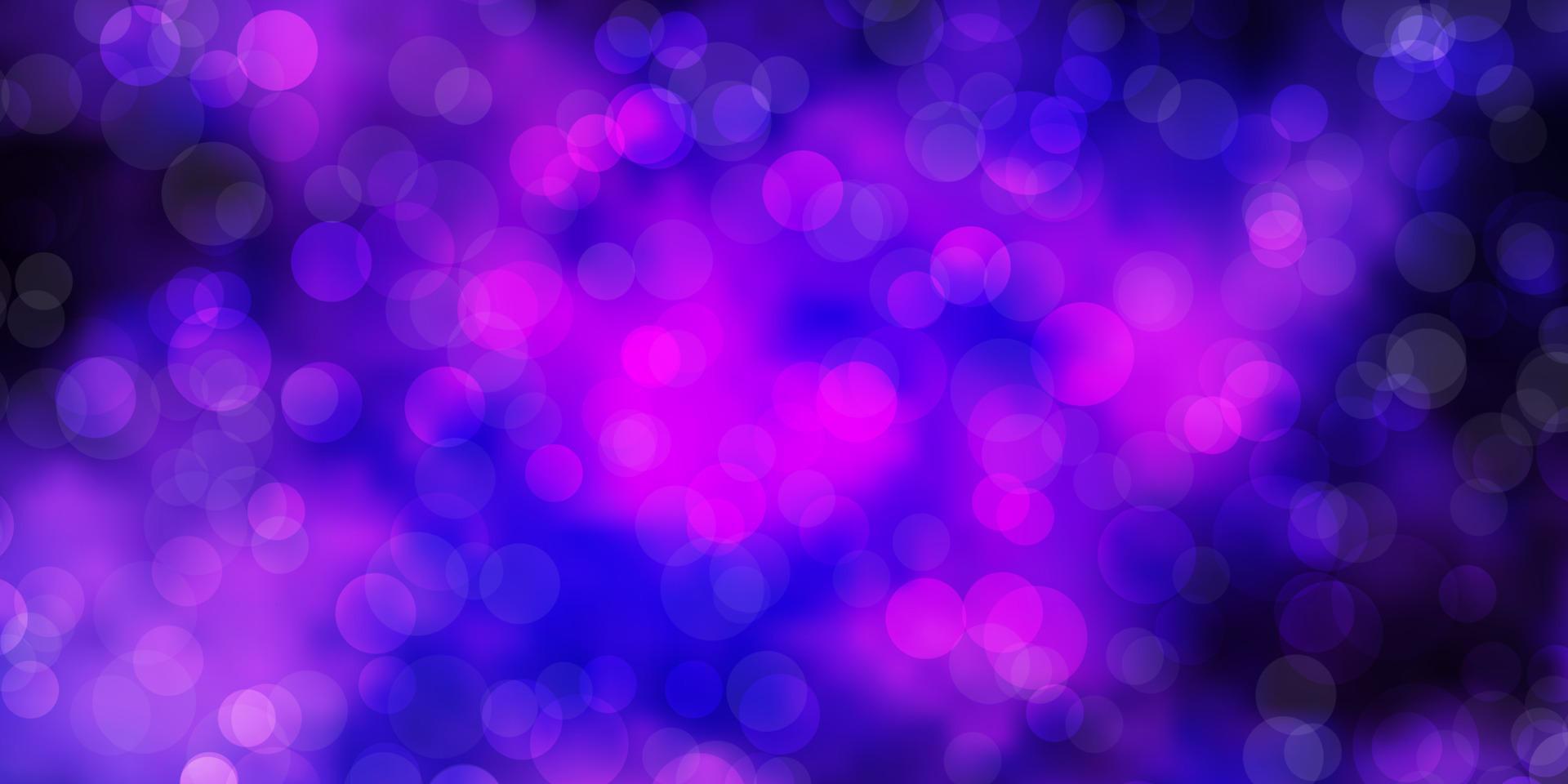 Light Purple vector template with circles.