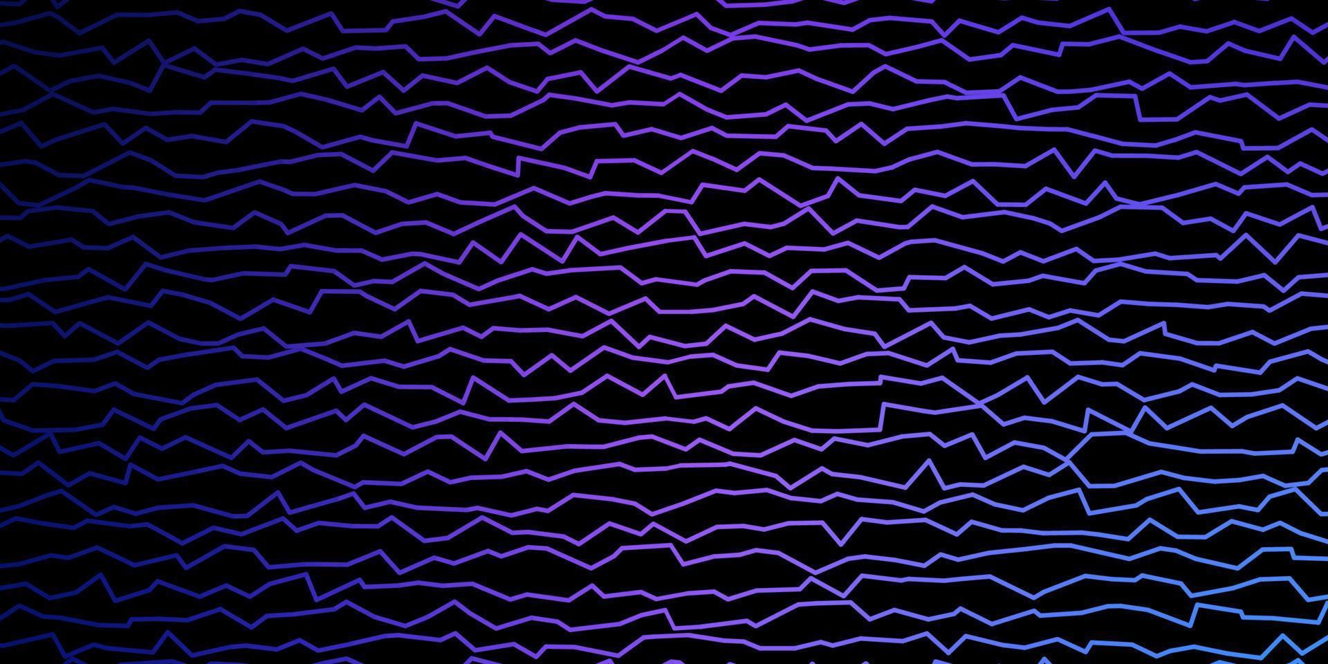 Dark Purple vector backdrop with curves.