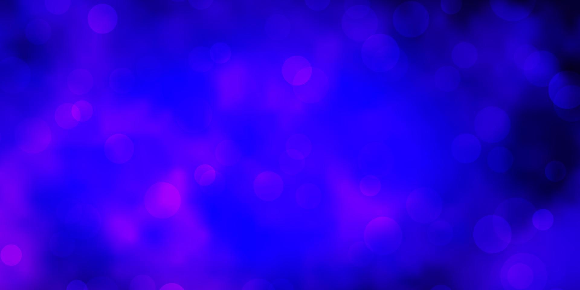 Light Purple vector background with circles.