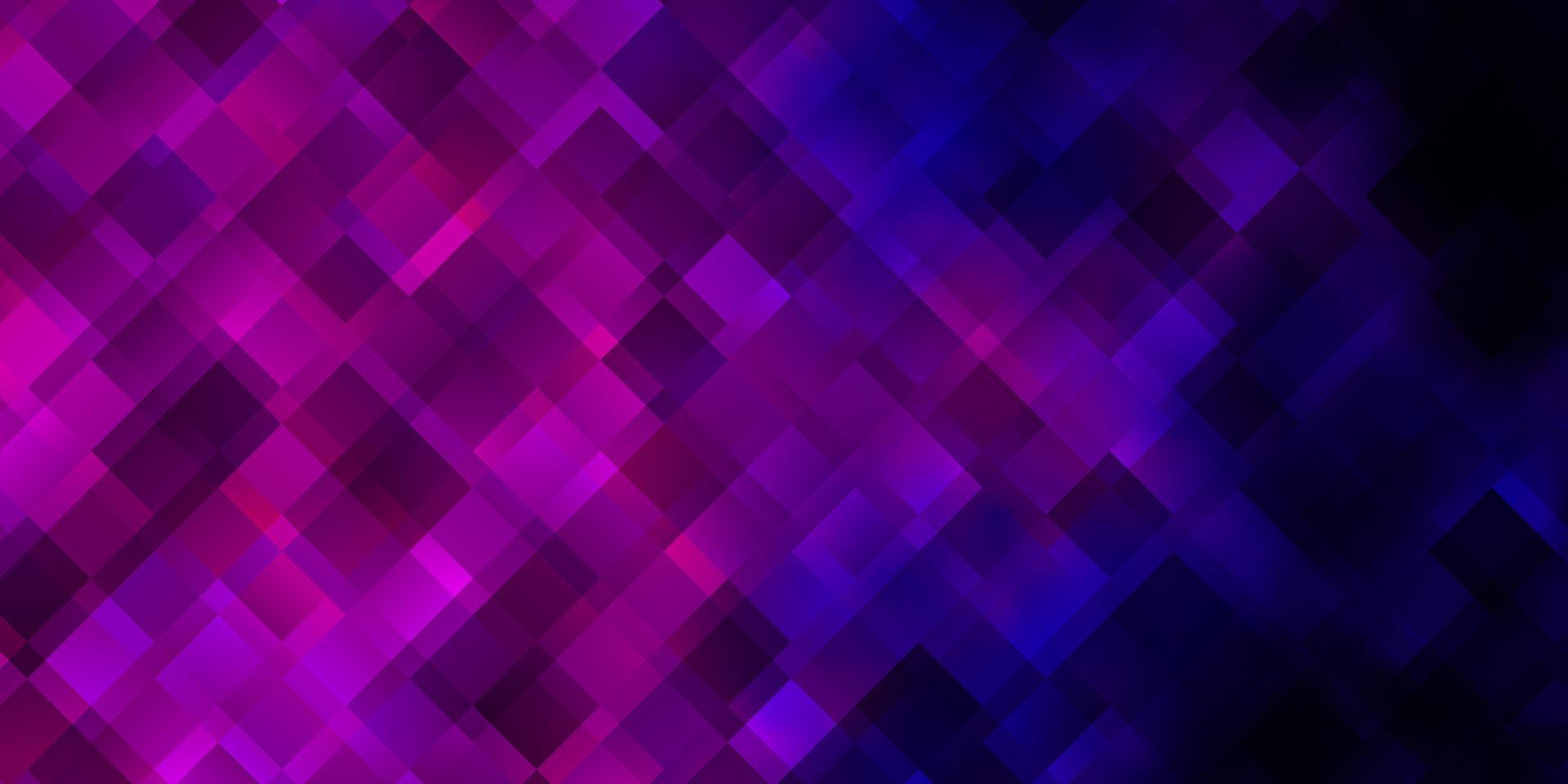 Dark Purple vector background with rectangles.