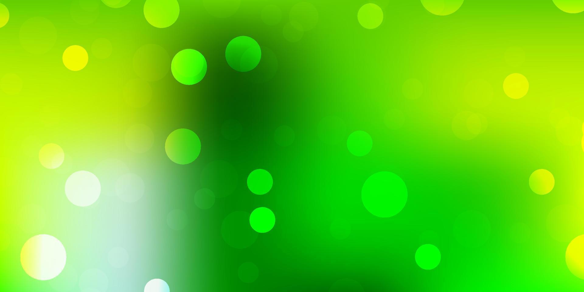 Light green, yellow vector template with abstract forms.